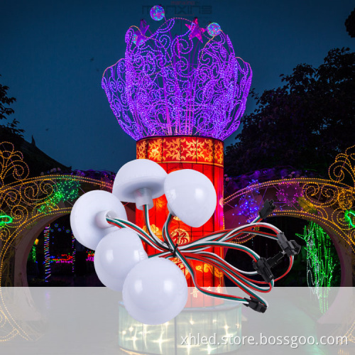 LED Amusement Park Light Decoration - 60mm 5050RGB 2W DC12V Decorative Lights